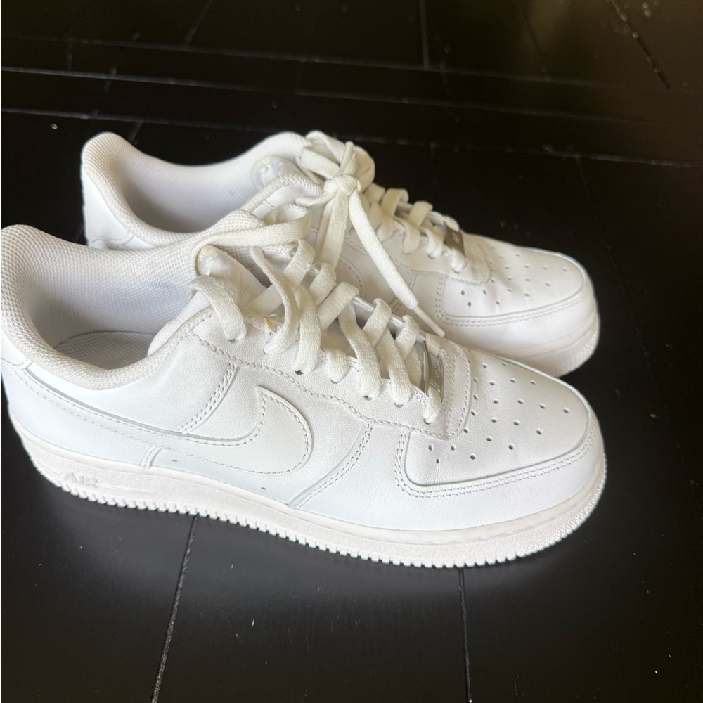 White Nike Air Force 1 Sneakers